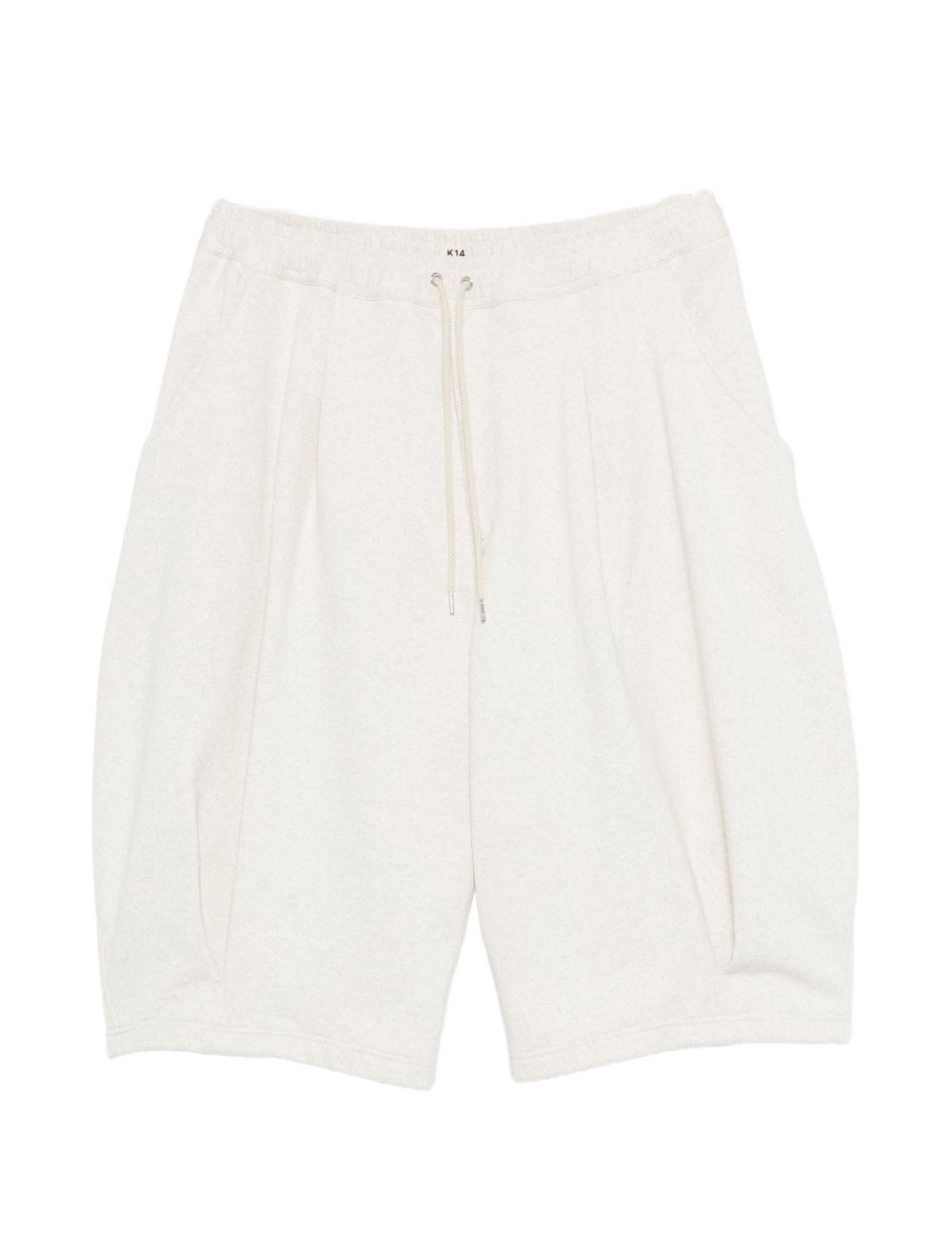 Pantaloncini con coulisse in beige Khoki - uomo 
