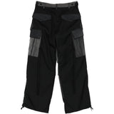 Pantaloni cargo in nero Khoki - uomo 