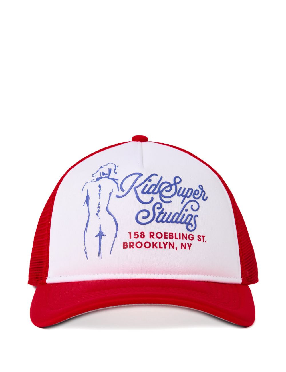Cappello da baseball stampato in rosso Kidsuper - uomo 