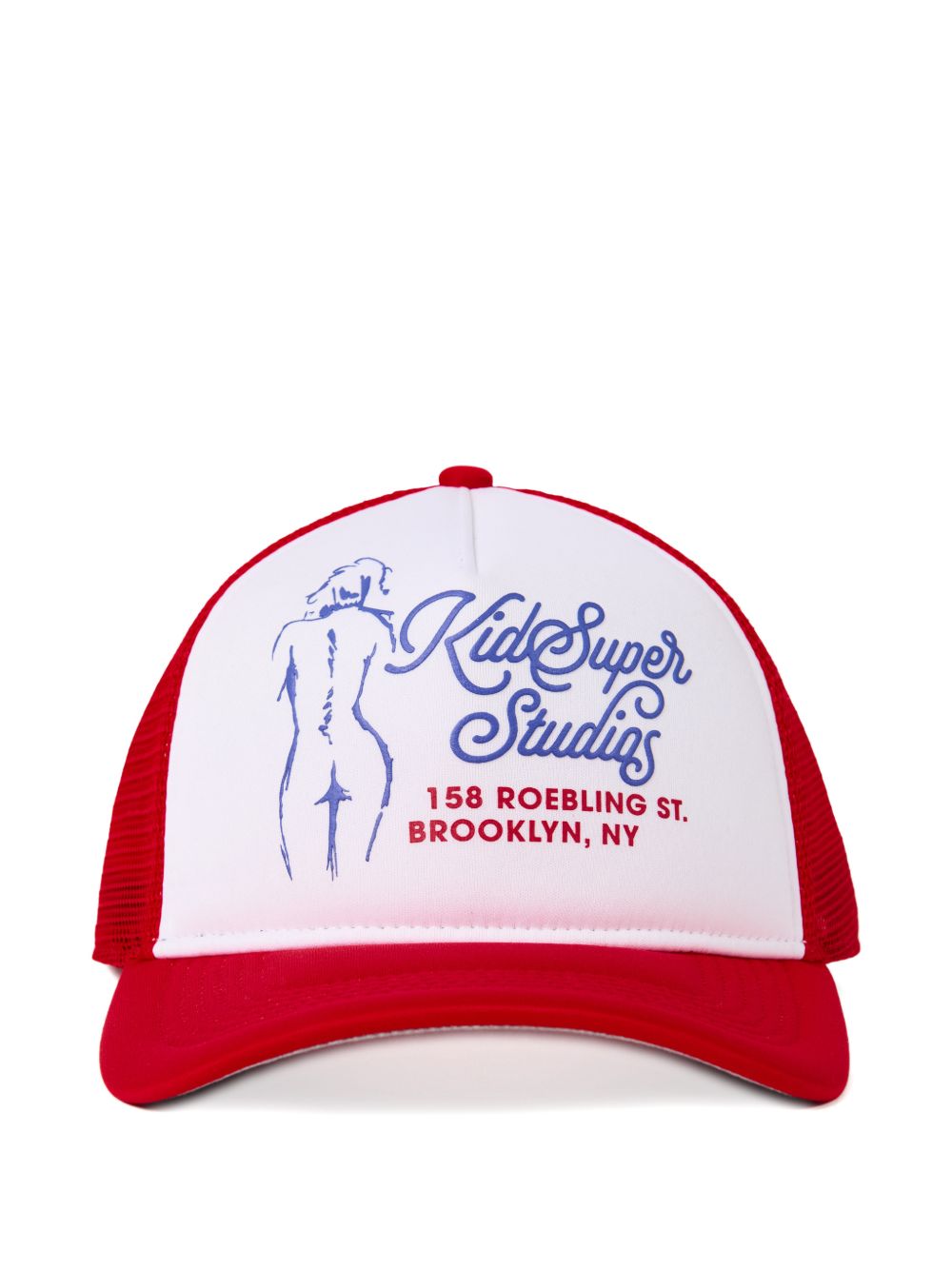Cappello da baseball stampato in rosso Kidsuper - uomo 