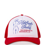 Cappello da baseball stampato in rosso Kidsuper - uomo 