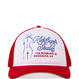 Cappello da baseball stampato in rosso Kidsuper - uomo 