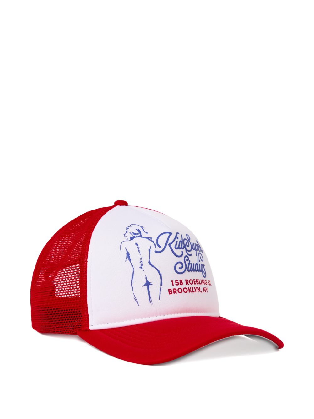 Cappello da baseball stampato in rosso Kidsuper - uomo 