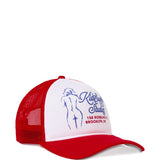 Cappello da baseball stampato in rosso Kidsuper - uomo 