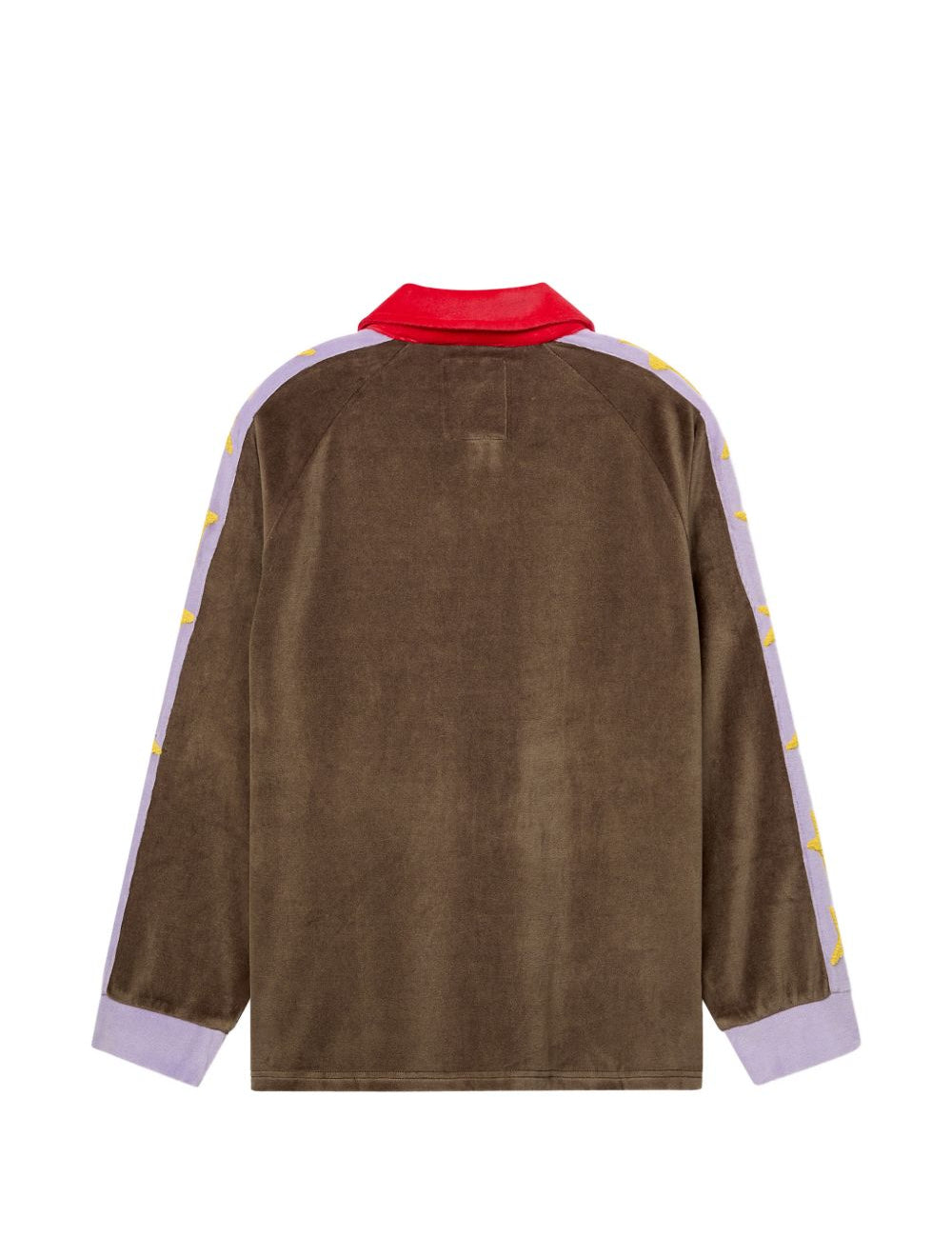 Felpa in velour con logo in marrone Kidsuper - uomo 