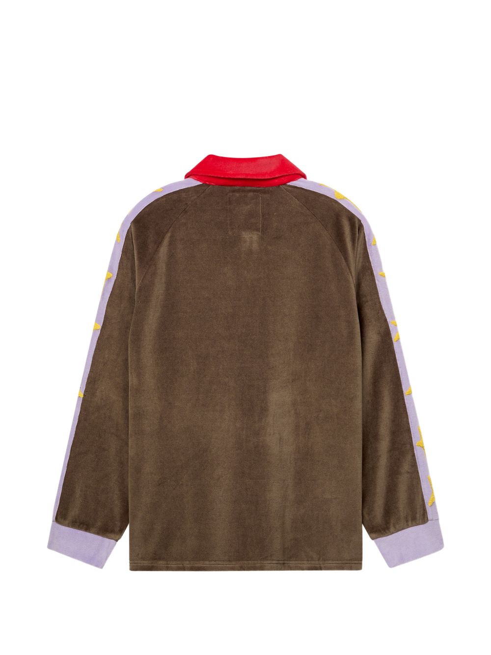 Felpa in velour con logo in marrone Kidsuper - uomo 