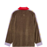 Felpa in velour con logo in marrone Kidsuper - uomo 