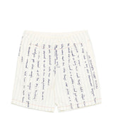 Pantaloncini a righe in bianco Kidsuper - uomo 