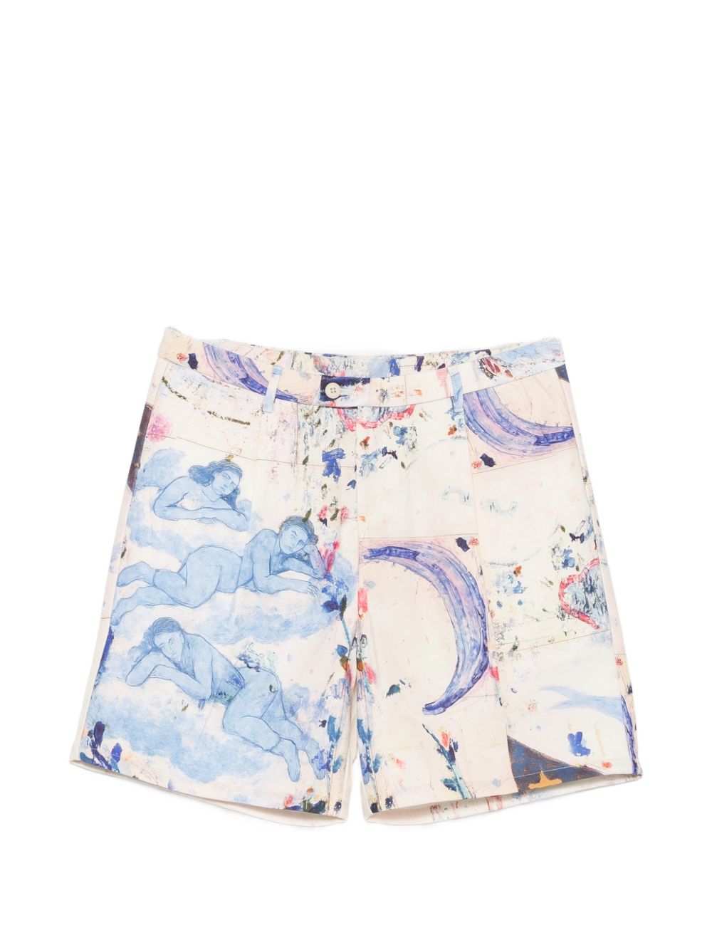 Shorts con stampa grafica in bianco Kidsuper - uomo 