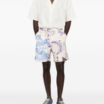 Shorts con stampa grafica in bianco Kidsuper - uomo 