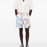 Shorts con stampa grafica in bianco Kidsuper - uomo 