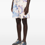 Shorts con stampa grafica in bianco Kidsuper - uomo 