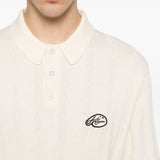 Polo con logo in bianco Kidsuper - uomo 