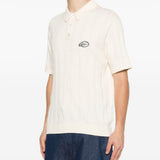 Polo con logo in bianco Kidsuper - uomo 