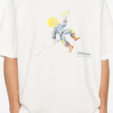 T-shirt con stampa di UN astronauta in bianco Kidsuper - uomo 