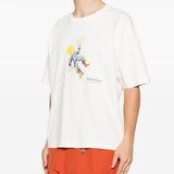 T-shirt con stampa di UN astronauta in bianco Kidsuper - uomo 