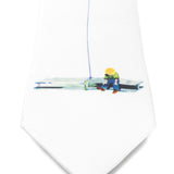 Cravatta con stampa grafica in bianco Kidsuper - uomo 