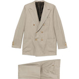 Completo doppiopetto in verde Kiton - uomo 