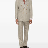 Completo doppiopetto in verde Kiton - uomo 