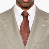 Completo doppiopetto in verde Kiton - uomo 