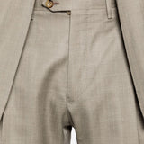 Completo doppiopetto in verde Kiton - uomo 