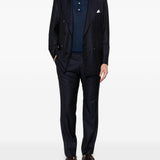 Completo doppiopetto in blu Kiton - uomo 
