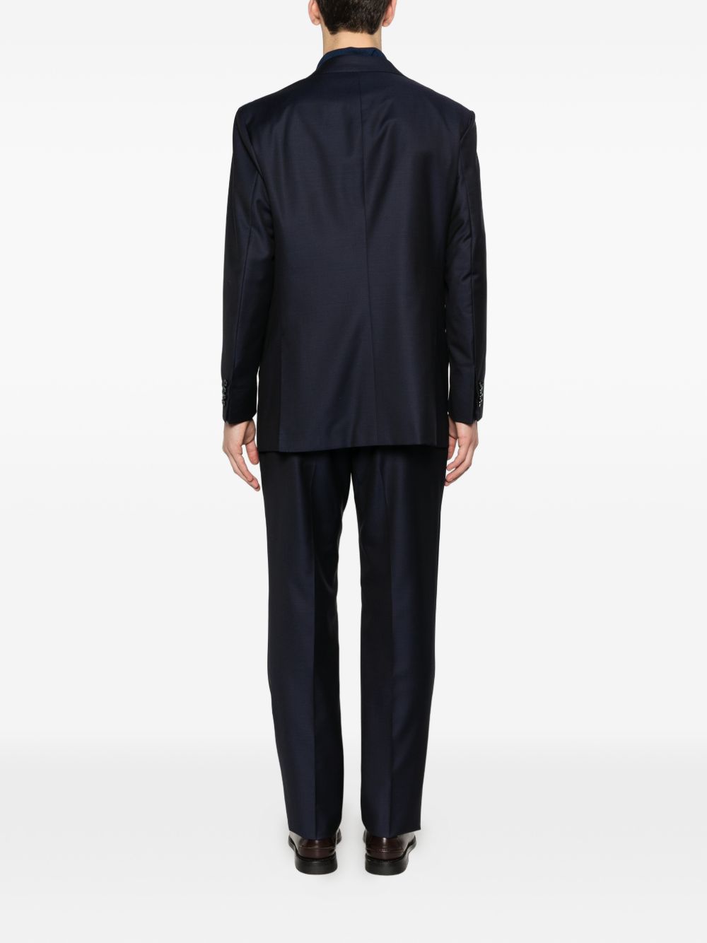 Completo doppiopetto in blu Kiton - uomo 