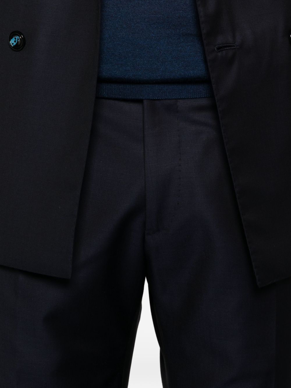 Completo doppiopetto in blu Kiton - uomo 