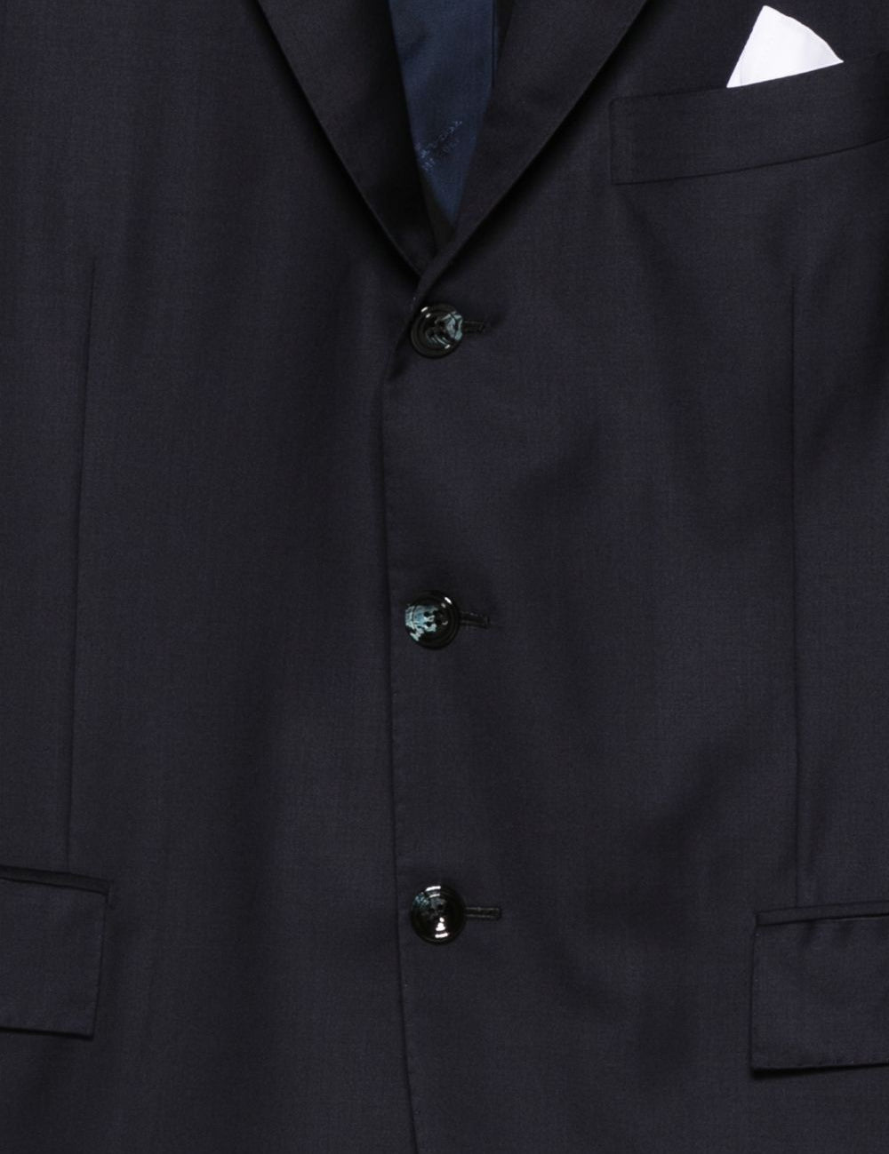 Completo monopetto in blu Kiton - uomo 
