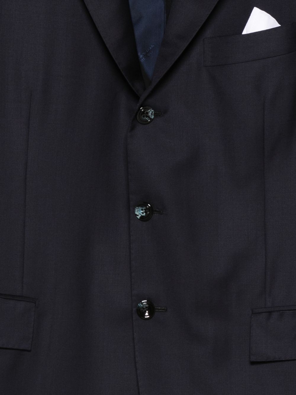 Completo monopetto in blu Kiton - uomo 