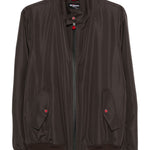 Giacca con zip in marrone Kiton - uomo 
