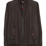 Giacca con zip in marrone Kiton - uomo 