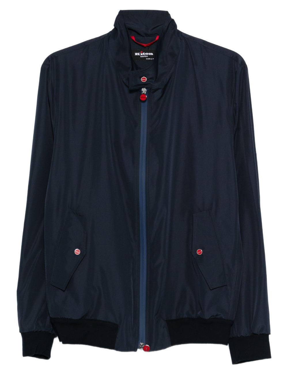 Giacca con zip in blu Kiton - uomo 