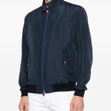 Giacca con zip in blu Kiton - uomo 