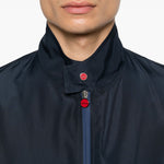 Giacca con zip in blu Kiton - uomo 
