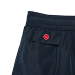 Pantaloncini da bagno con logo e toppa in blu Kiton - uomo 