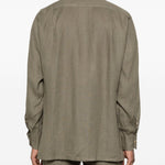 Camicia a maniche lunghe con tasche in verde Kiton - uomo 