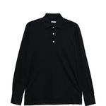Polo a maniche lunghe Positano in nero Kiton - uomo 