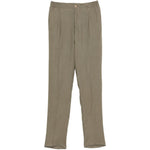 Pantaloni con pieghe in verde Kiton - uomo 