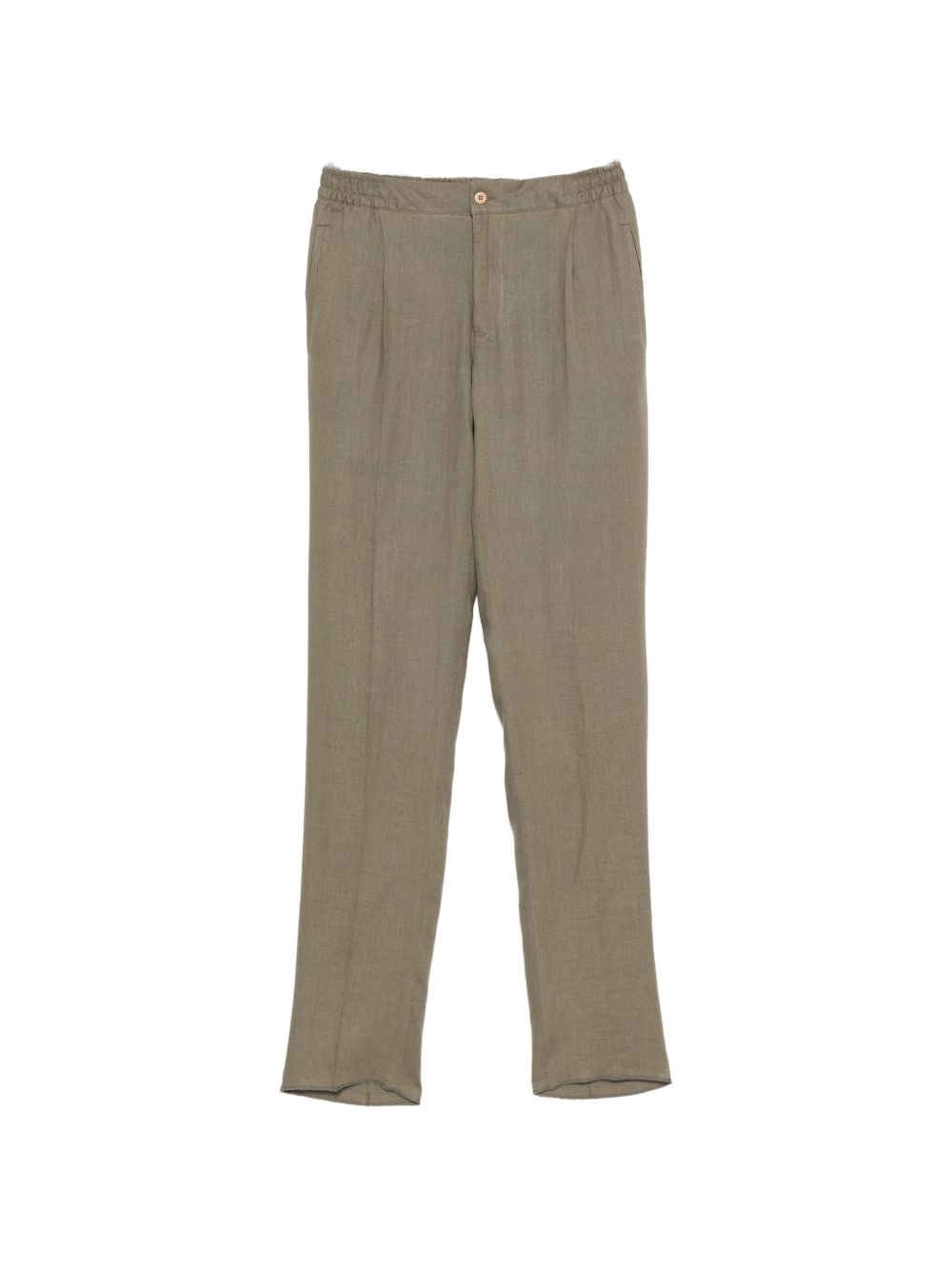Pantaloni con pieghe in verde Kiton - uomo 