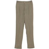 Pantaloni con pieghe in verde Kiton - uomo 