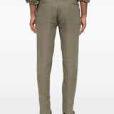 Pantaloni con pieghe in verde Kiton - uomo 