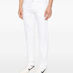 Jeans slim fit in bianco Kiton - uomo 