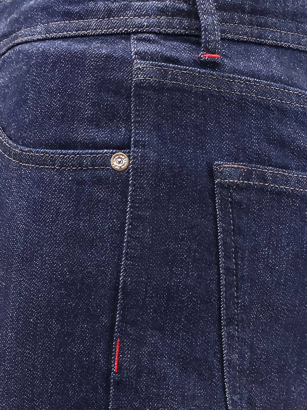 Jeans con passanti per cintura e bottoni in blu Kiton - uomo 