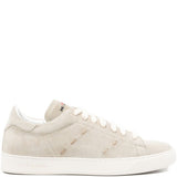 Sneakers basse con cuciture in beige Kiton - uomo 