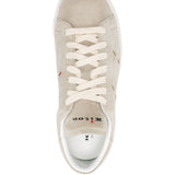 Sneakers basse con cuciture in beige Kiton - uomo 