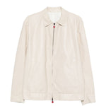 Giacca reversibile con zip in beige Kiton - uomo 