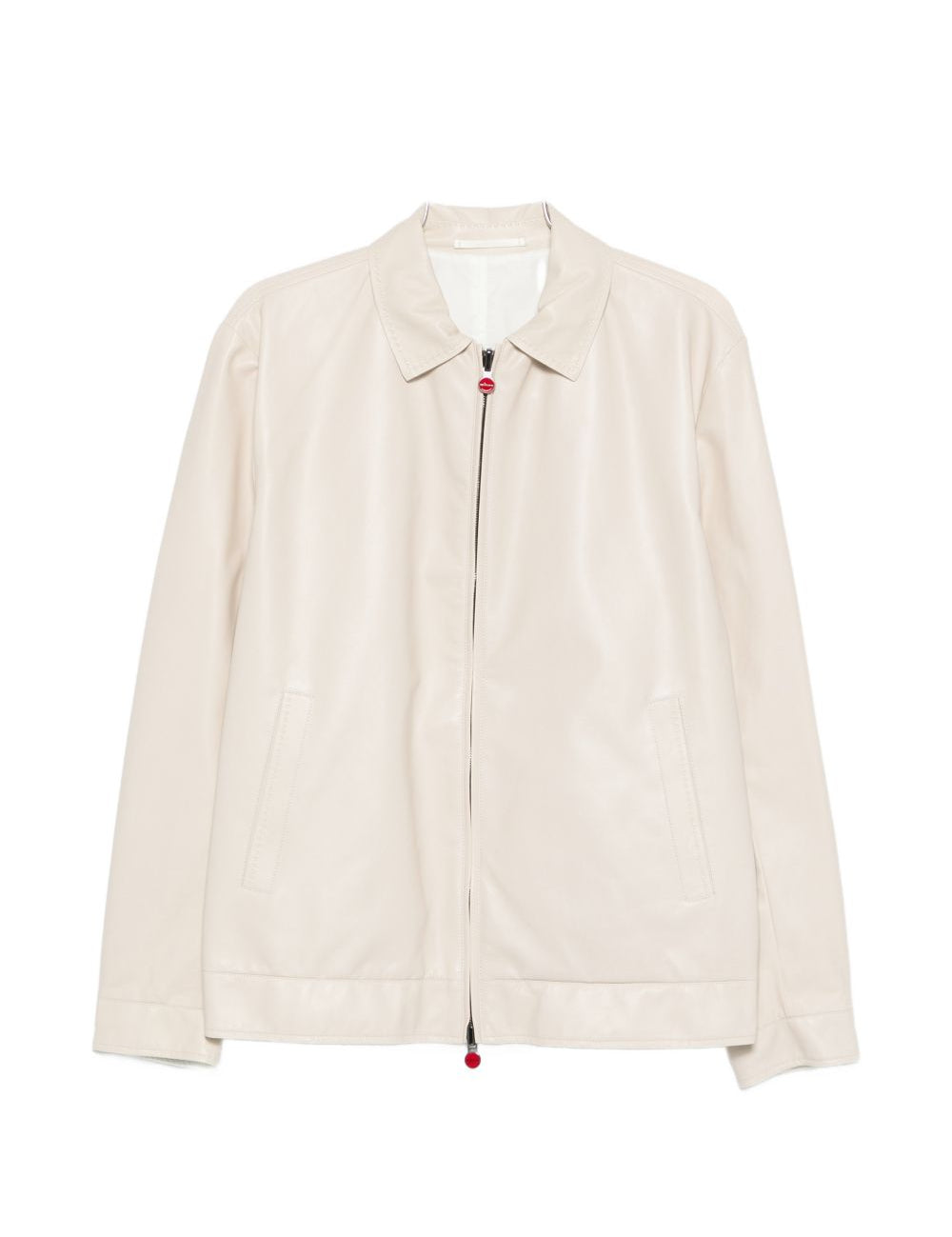 Giacca reversibile con zip in beige Kiton - uomo 