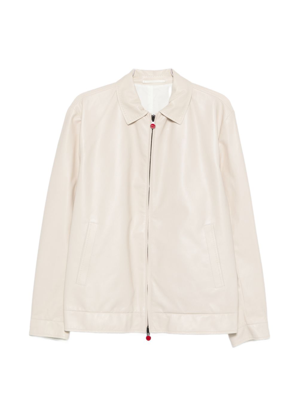 Giacca reversibile con zip in beige Kiton - uomo 