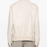 Giacca reversibile con zip in beige Kiton - uomo 